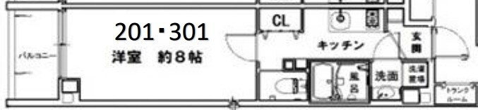 Ｒｉｔｚ　ＳＱＵＡＲＥ　蘭狭館（リッツスクエア　ランキョウカン）の物件間取画像