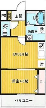 尼崎駅 徒歩10分 2階の物件間取画像