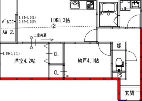 瑞光四丁目駅 徒歩6分 2階の物件内観写真