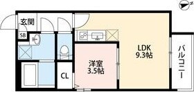 出屋敷駅 徒歩7分 2階の物件間取画像