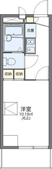 レオパレスクレベールの物件間取画像