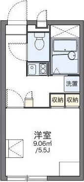 レオパレス水堂の物件間取画像