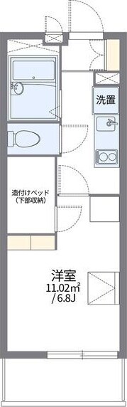 レオパレスたかの物件間取画像