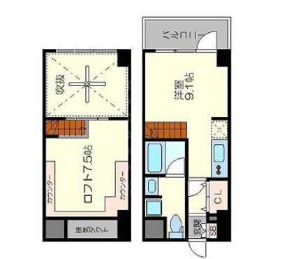 姫島駅 徒歩5分 4階の物件間取画像