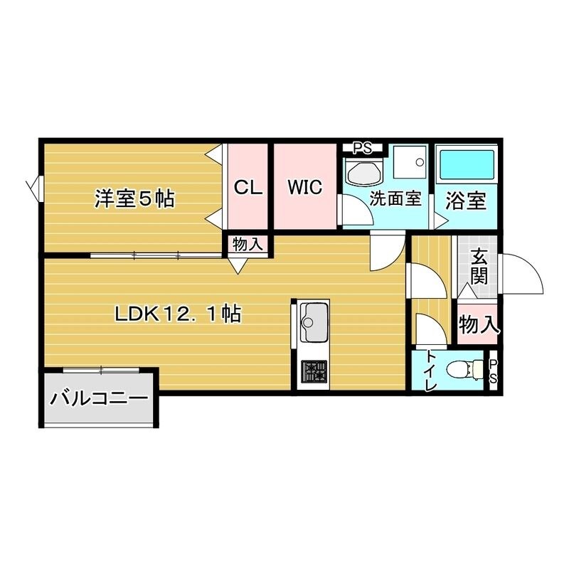 サンフラワーの物件間取画像