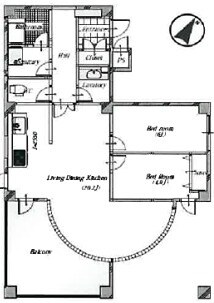 シオンズガーデン花川の物件間取画像