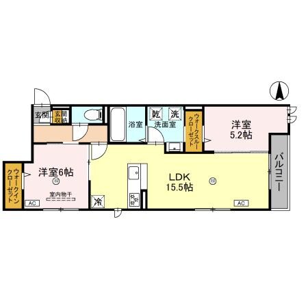 武庫之荘駅 徒歩7分 2階の物件間取画像