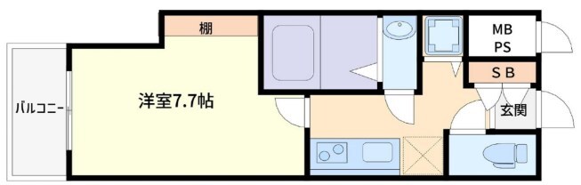 三国駅 徒歩7分 3階の物件間取画像