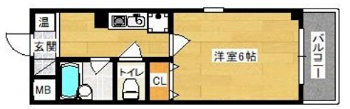 岸辺駅 徒歩14分 4階の物件間取画像