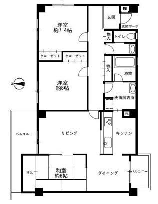 ハセはなみずきの物件間取画像