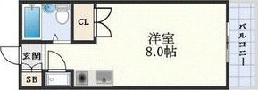 東明マンション江坂の物件間取画像
