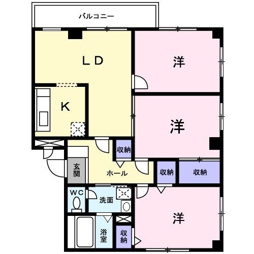 稲野駅 徒歩7分 2階の物件間取画像