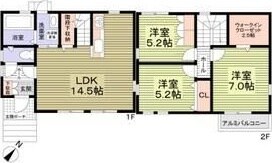 柴原阪大前駅 徒歩10分 1-2階の物件間取画像