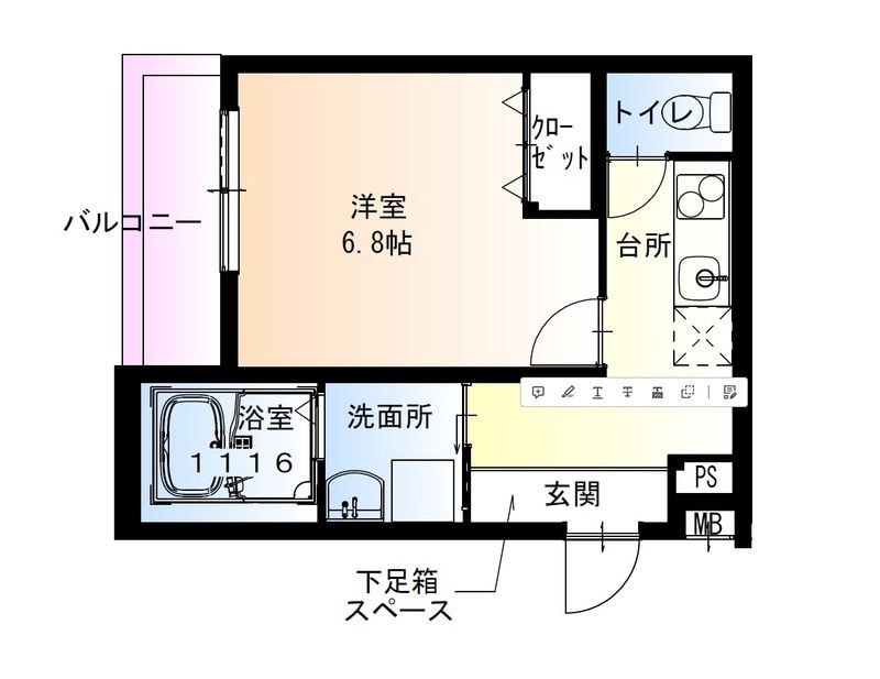 吹田駅 徒歩11分 3階の物件間取画像