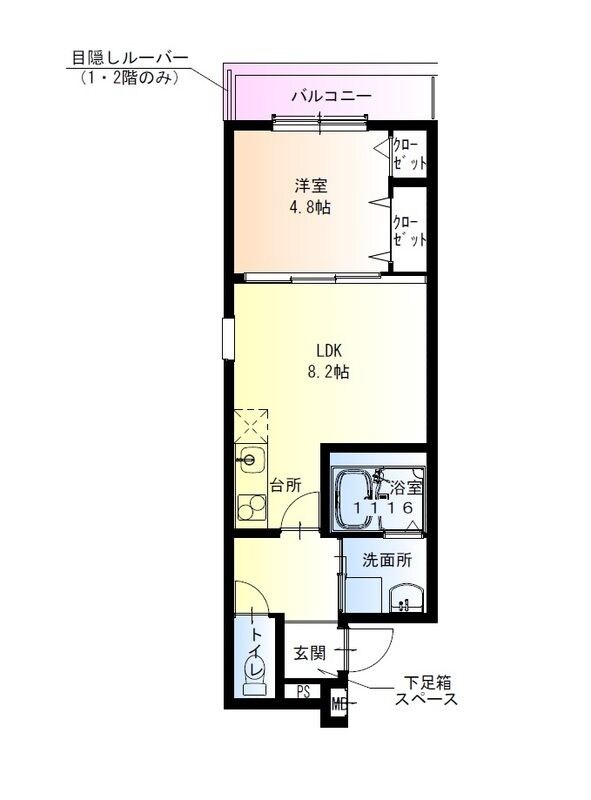 吹田駅 徒歩7分 2階の物件間取画像