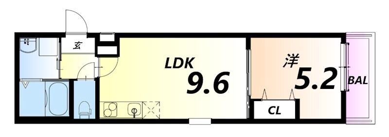フジパレス尼崎城西の物件間取画像