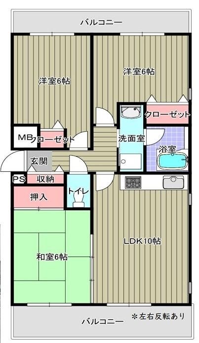 大阪空港駅 徒歩10分 9階の物件間取画像