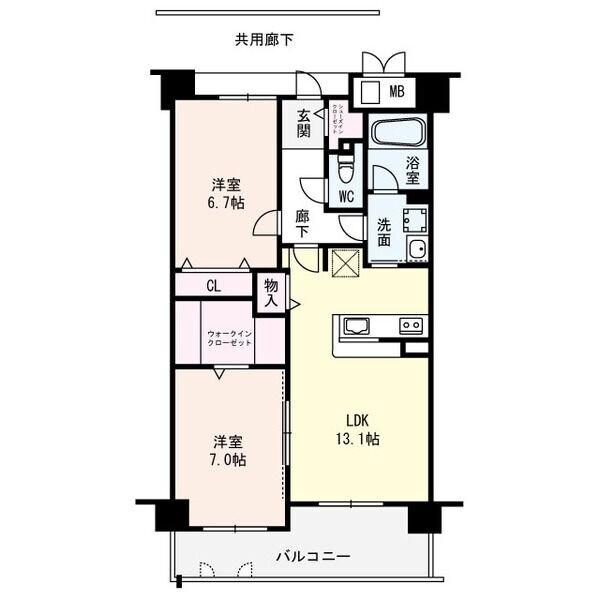 パッセル豊中の物件間取画像