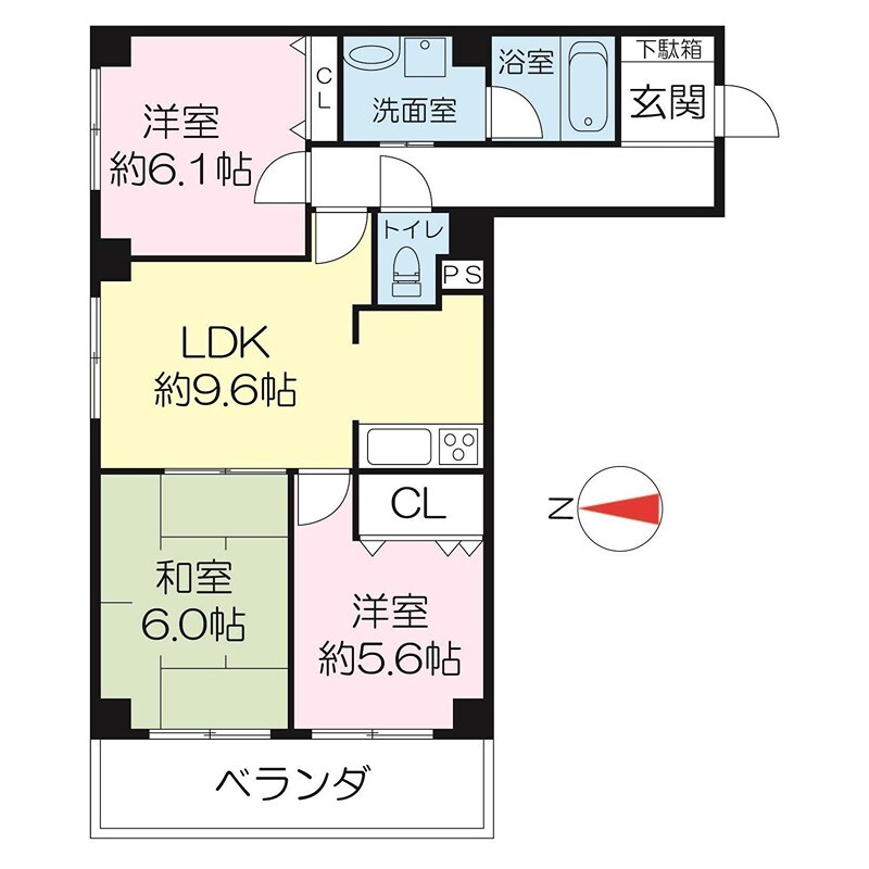 ラ・セーヌ蛍池の物件間取画像