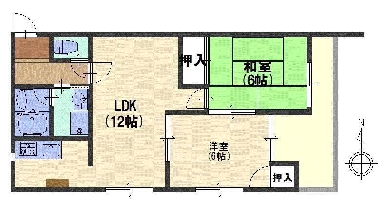 園田駅 徒歩13分 1階の物件間取画像