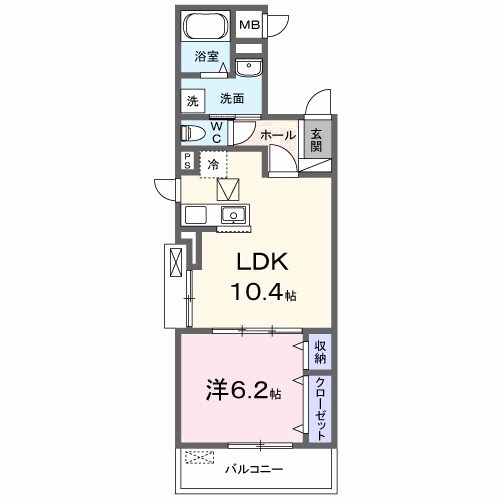 立花駅 徒歩12分 3階の物件間取画像