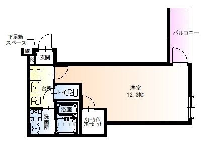 服部天神駅 徒歩7分 3階の物件間取画像