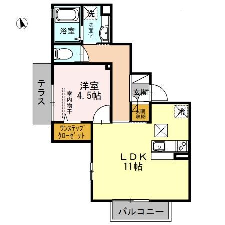 伊丹駅 徒歩6分 1階の物件間取画像