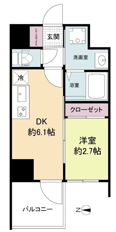 新大阪駅 徒歩9分 6階の物件間取画像