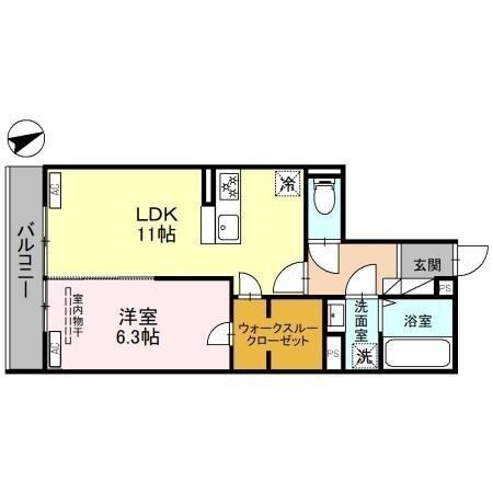 崇禅寺駅 徒歩5分 2階の物件間取画像