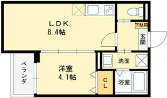 千船駅 徒歩5分 2階の物件間取画像