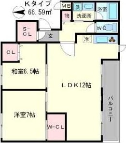 少路駅 徒歩10分 3階の物件間取画像