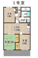 緑地公園駅 徒歩5分 2階の物件間取画像