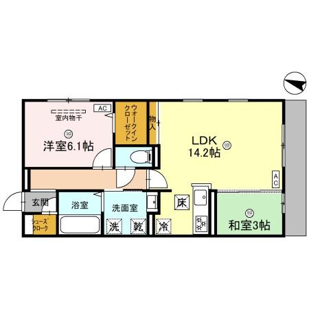 上新庄駅 徒歩6分 2階の物件間取画像