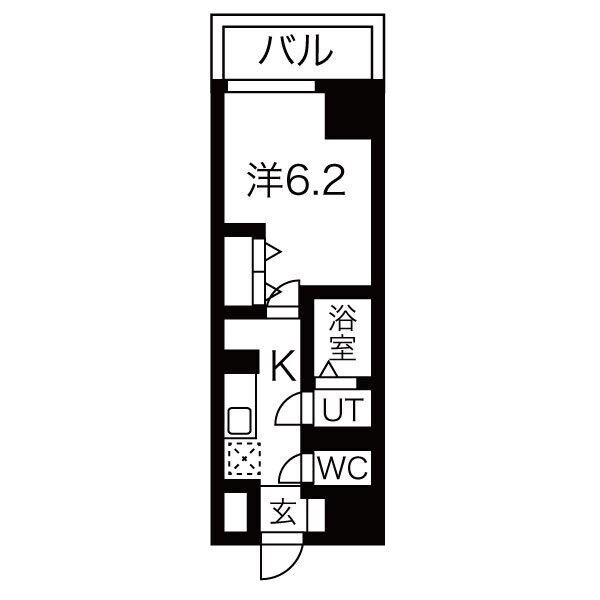 武庫川駅 徒歩5分 2階の物件間取画像