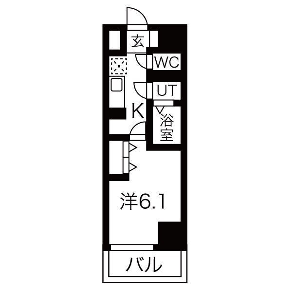 武庫川駅 徒歩5分 5階の物件間取画像