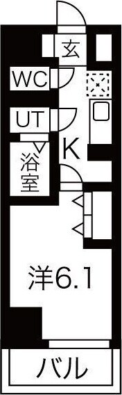 武庫川駅 徒歩5分 8階の物件間取画像