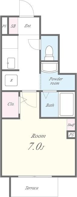 エスペーロ大島の物件間取画像