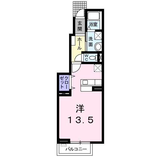 アウローラ松風の物件間取画像