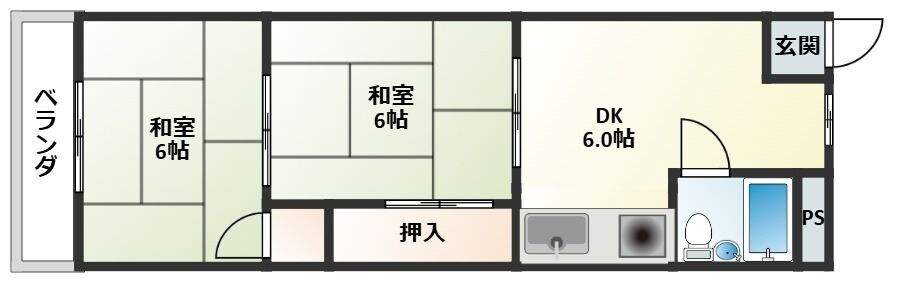 物件間取画像