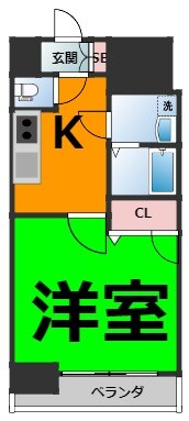 エスリード大須観音プリモの物件間取画像