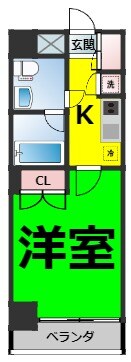 スクエア名駅南の物件間取画像