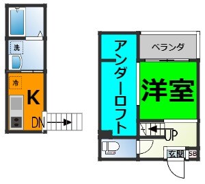 フレシール道徳の物件間取画像