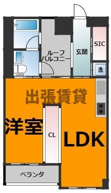 白川公園パークマンションの物件間取画像