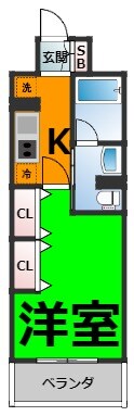 フレールコート東別院の物件間取画像