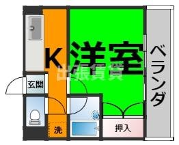 マンションブリッジ88の物件間取画像