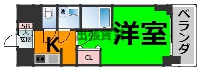 S-RESIDENCE平安通の物件間取画像