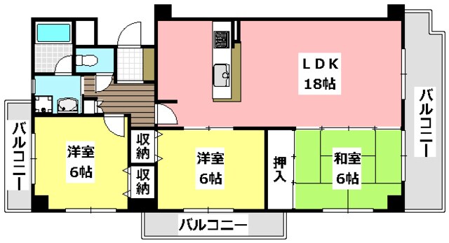 ゆうとりあの物件間取画像