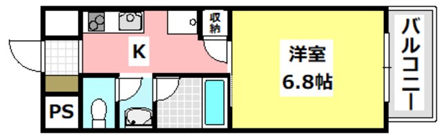 エスト茨木の物件間取画像