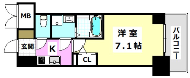 S-RESIDENCE千里丘の物件間取画像