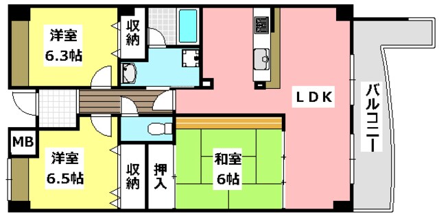 セレッソの物件間取画像